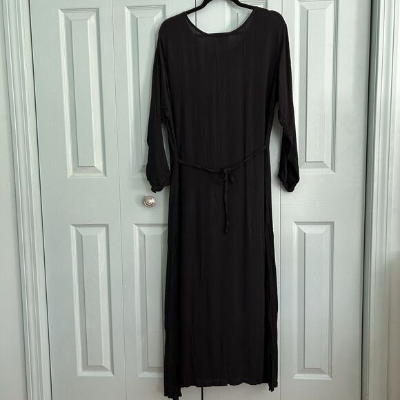 Thin Air Vtg Witchy Gauzey Maxi Dress Med Lagenlook Boho Whimsigoth - Picture 9 of 12